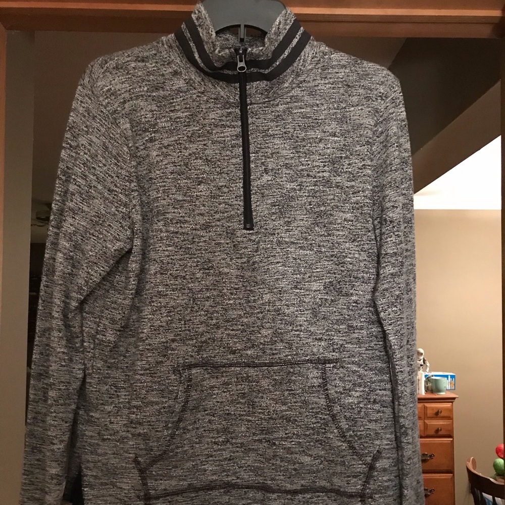SO quarter zip mock neck tunic